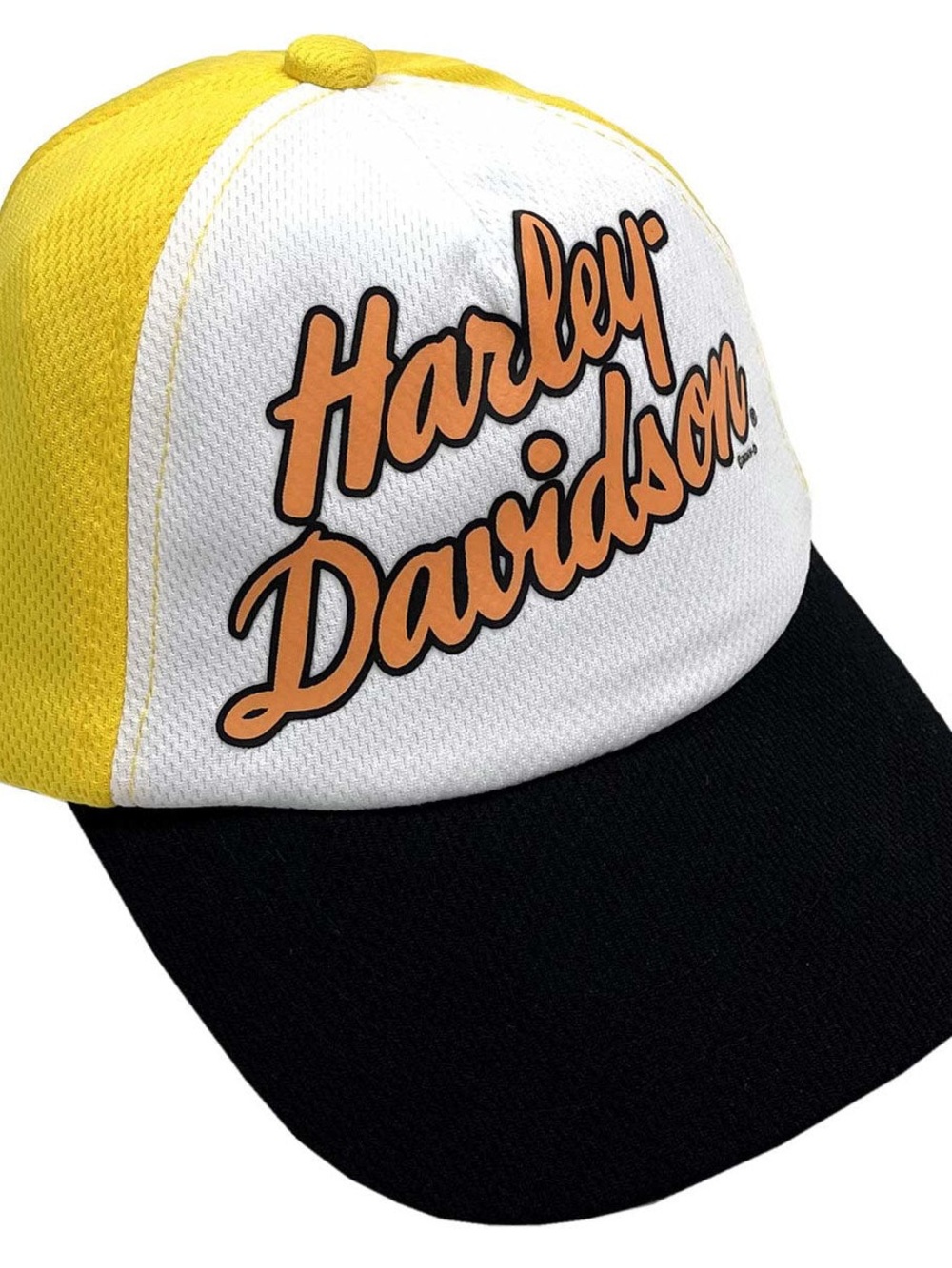 Harley-Davidson Little Girls' Colorblocked Baseball Cap w/Criss Cross Back